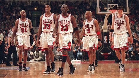chicago bulls 1996 starting 5